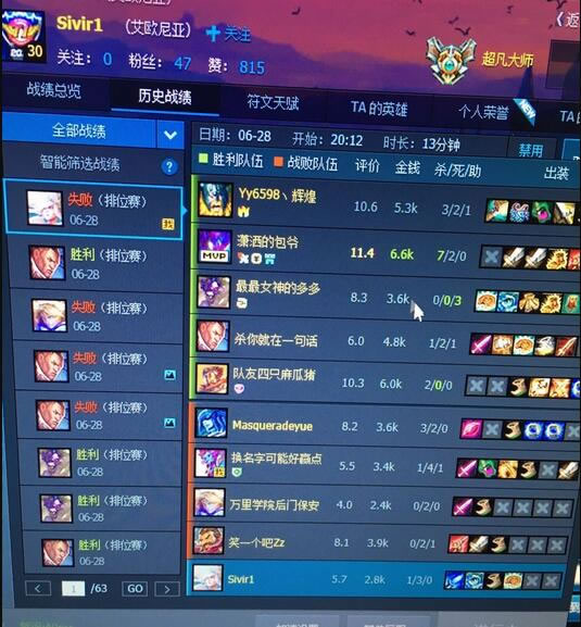 演员猖獗！TBQ微博举报国服演员组织