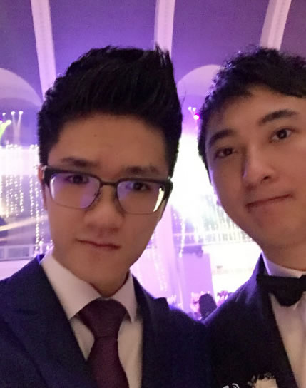 半鼻子踏入娱乐圈 若风参加黄晓明婚礼
