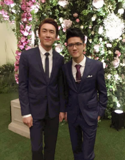 半鼻子踏入娱乐圈 若风参加黄晓明婚礼