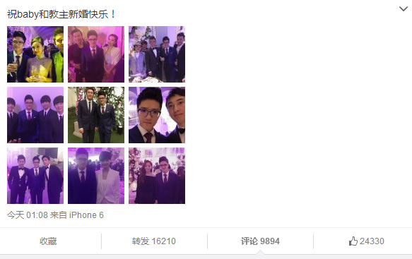 半鼻子踏入娱乐圈 若风参加黄晓明婚礼
