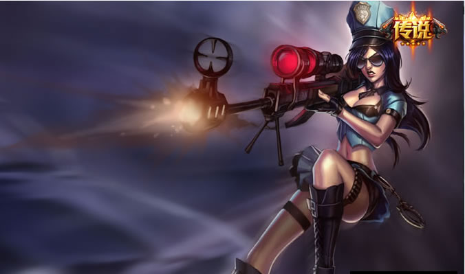 性感抚媚诱惑难挡 细数LOL原画中的制服诱惑