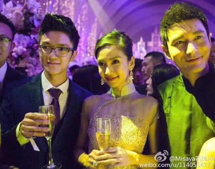 半鼻子踏入娱乐圈 若风参加黄晓明婚礼