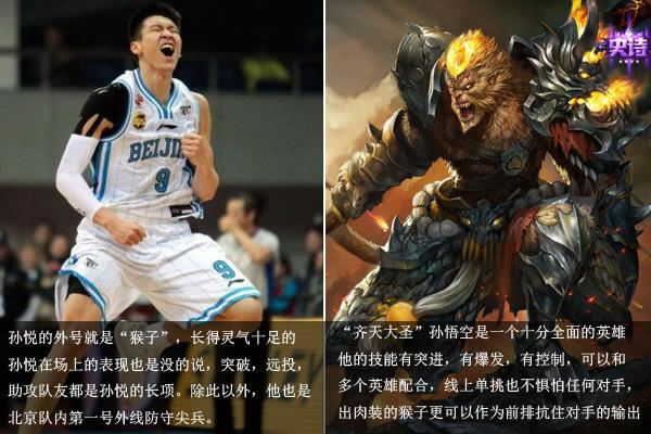 球迷异想天开，当LOL中英雄遇到CBA球星。
