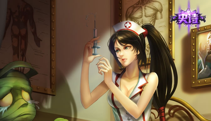 性感抚媚诱惑难挡 细数LOL原画中的制服诱惑