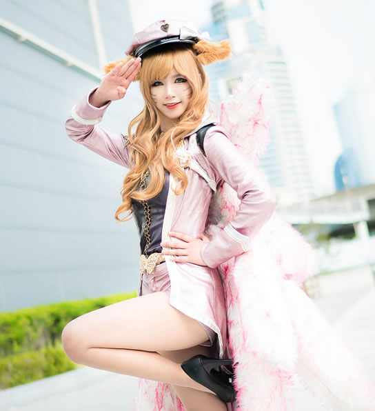 性感韩妹化身阿狸 九尾妖狐阿狸COS