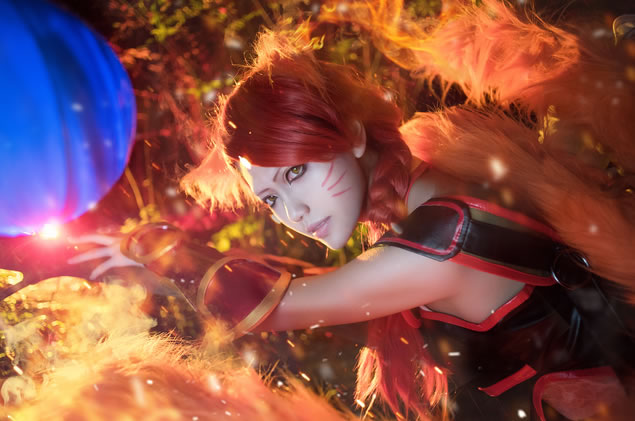 摄人心魄的火焰！焰尾妖狐阿狸COS