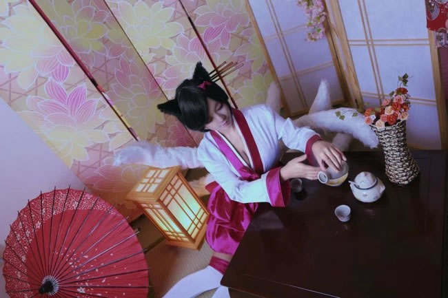 古典优雅气质美女 高丽风情阿狸COS