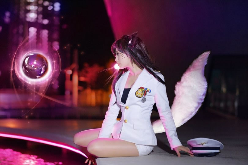 青涩与魅惑并存！少女时代<a href=/yingxiong/ahri/ target=_blank class=infotextkey>阿狸</a>COS