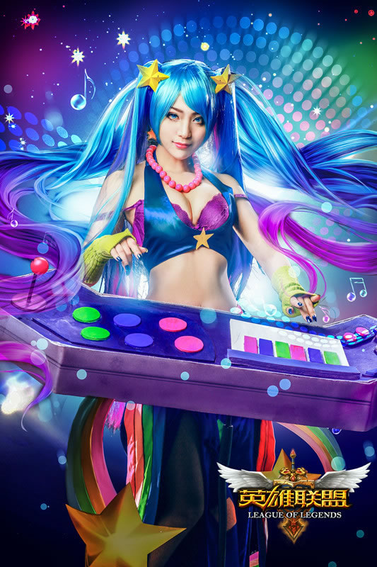 我用意念传达给您 电玩<a href=/yingxiong/sona/ target=_blank class=infotextkey>琴女</a>COS