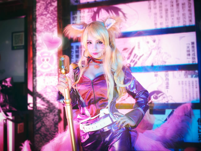 致命魅惑无法自拔 偶像歌手阿狸COS