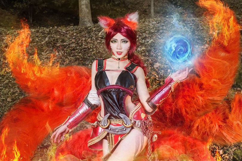 摄人心魄的火焰！焰尾妖狐阿狸COS