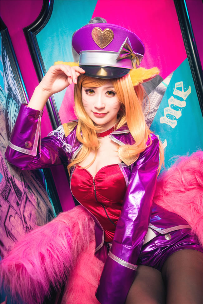 心有灵犀一点通！偶像歌手阿狸COS