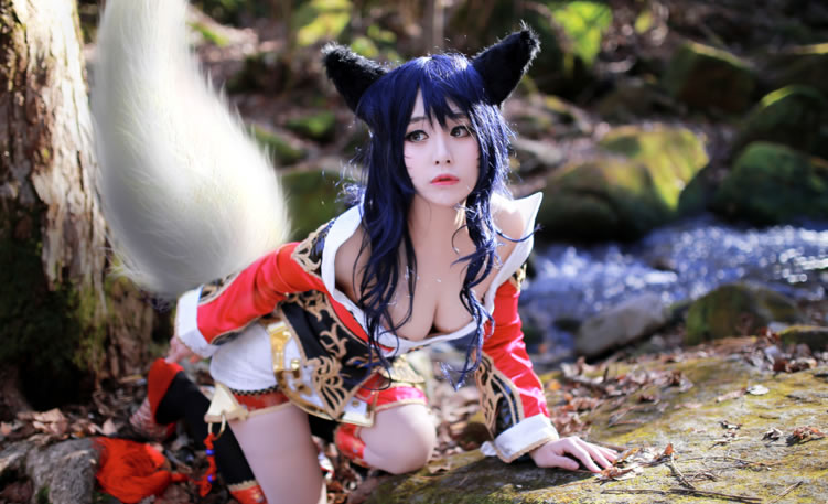最美阿狸没有之一 九尾妖狐阿狸原画COS