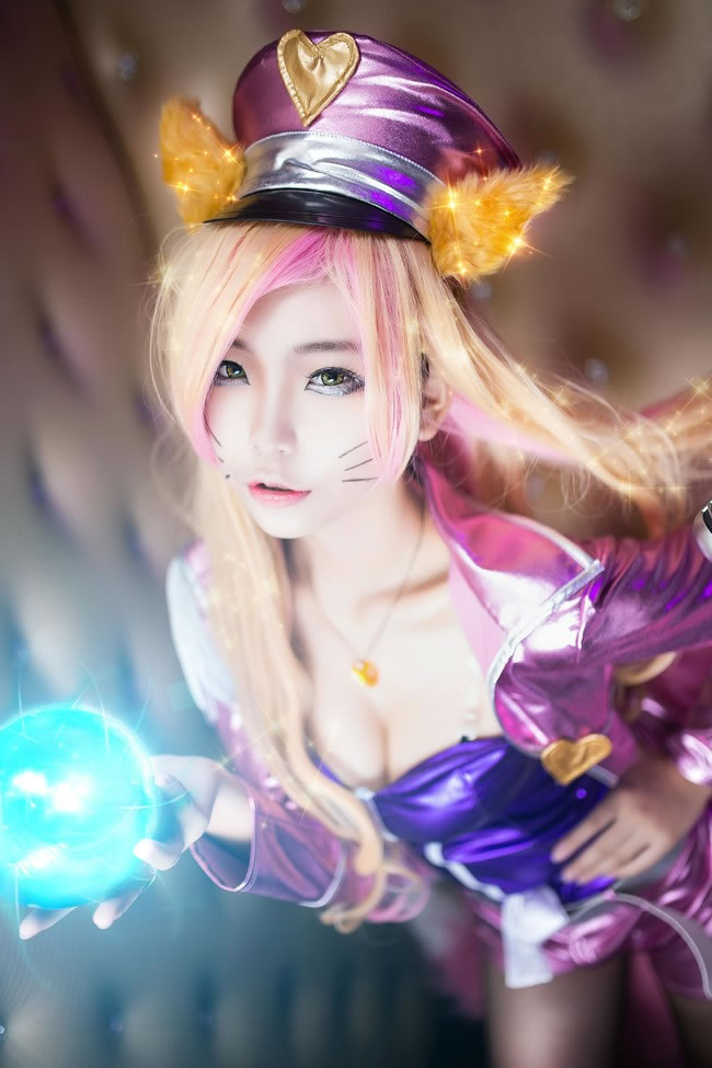 看一眼就会被俘虏 偶像歌手阿狸COS