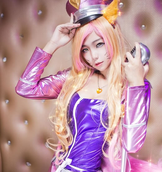 看一眼就会被俘虏 偶像歌手阿狸COS