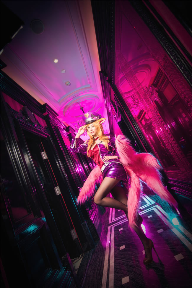 心有灵犀一点通！偶像歌手阿狸COS