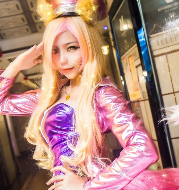 看一眼就会被俘虏 偶像歌手阿狸COS