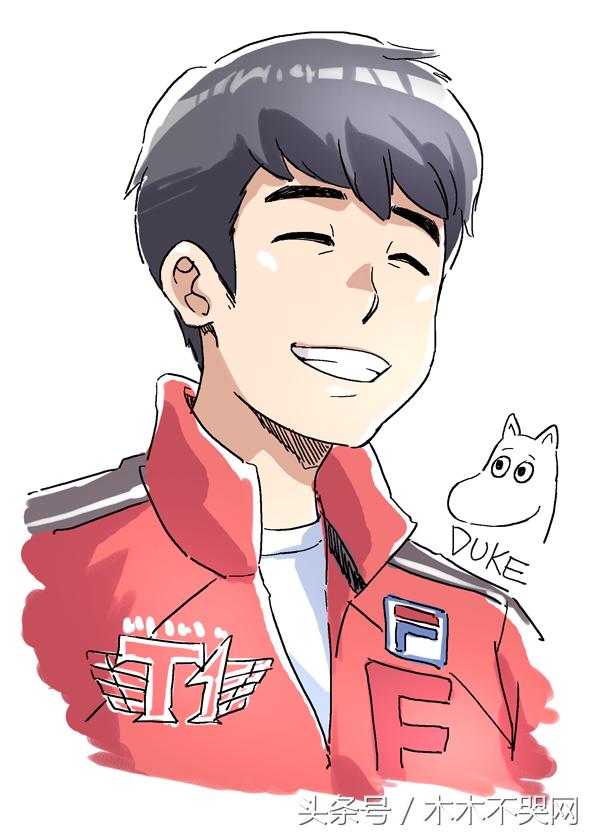 SKT队员漫画像！好可爱