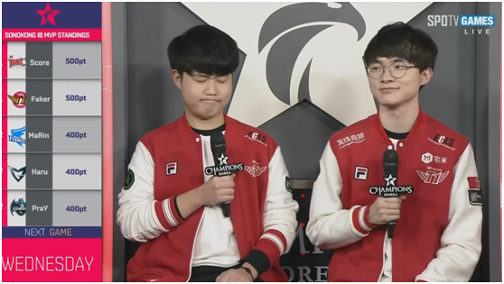 Huni&Faker赛后采访：谁打的好谁是哥