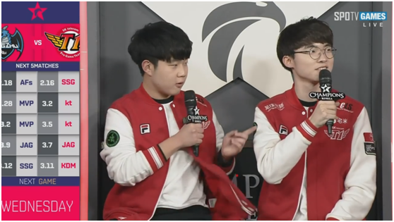 Huni&Faker赛后采访：谁打的好谁是哥