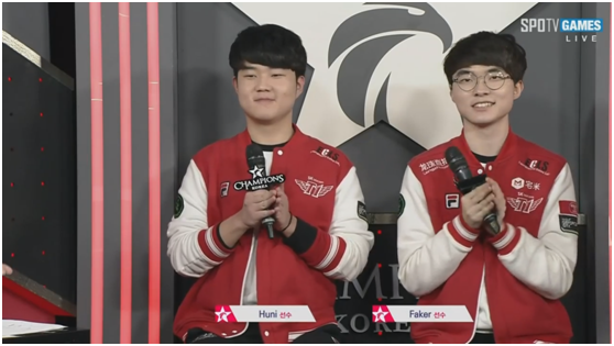 Huni&Faker赛后采访：谁打的好谁是哥