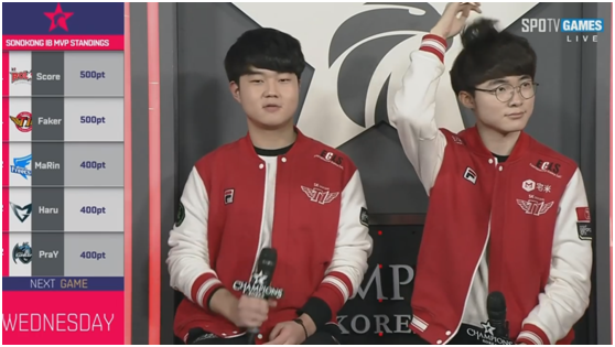 Huni&Faker赛后采访：谁打的好谁是哥