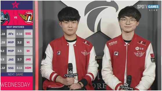 Huni&Faker赛后采访：谁打的好谁是哥