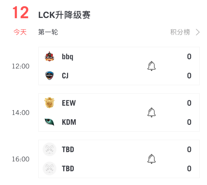LCK升降级赛即将开战 谁能突出重围