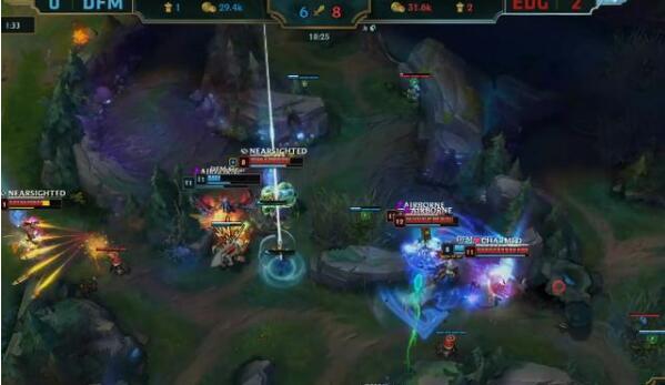 EDG 3:0 击败DFM，成功晋级小组赛！