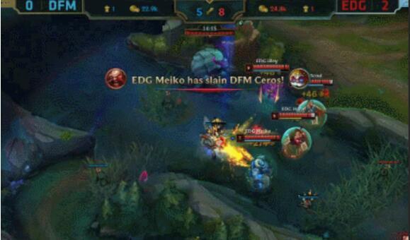 EDG 3:0 击败DFM，成功晋级小组赛！