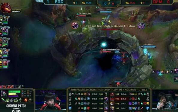 EDG 3:0 击败DFM，成功晋级小组赛！