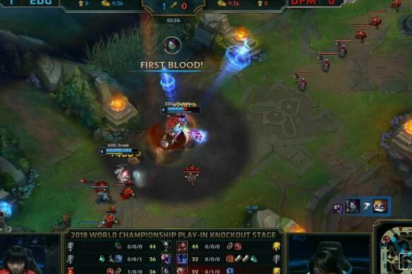 EDG 3:0 击败DFM，成功晋级小组赛！