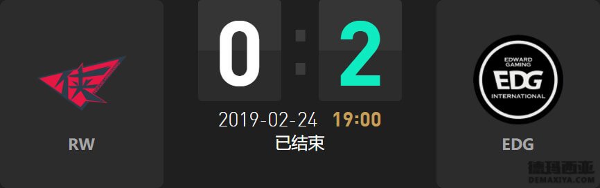 RW 0:2 EDG