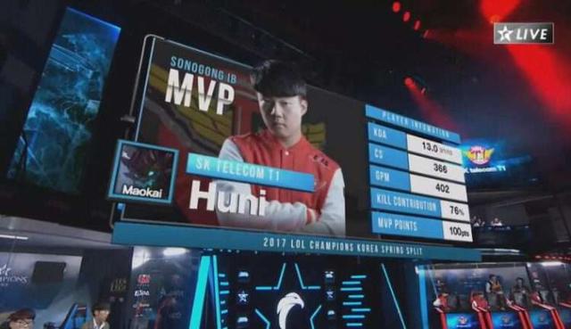Skt获胜的最大亮点！网友：Huni出肉装，教练做了什么？