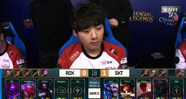 LCK盲僧不胜魔咒被破除！SKT血虐ROX