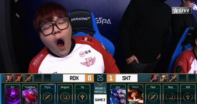 LCK盲僧不胜魔咒被破除！SKT血虐ROX