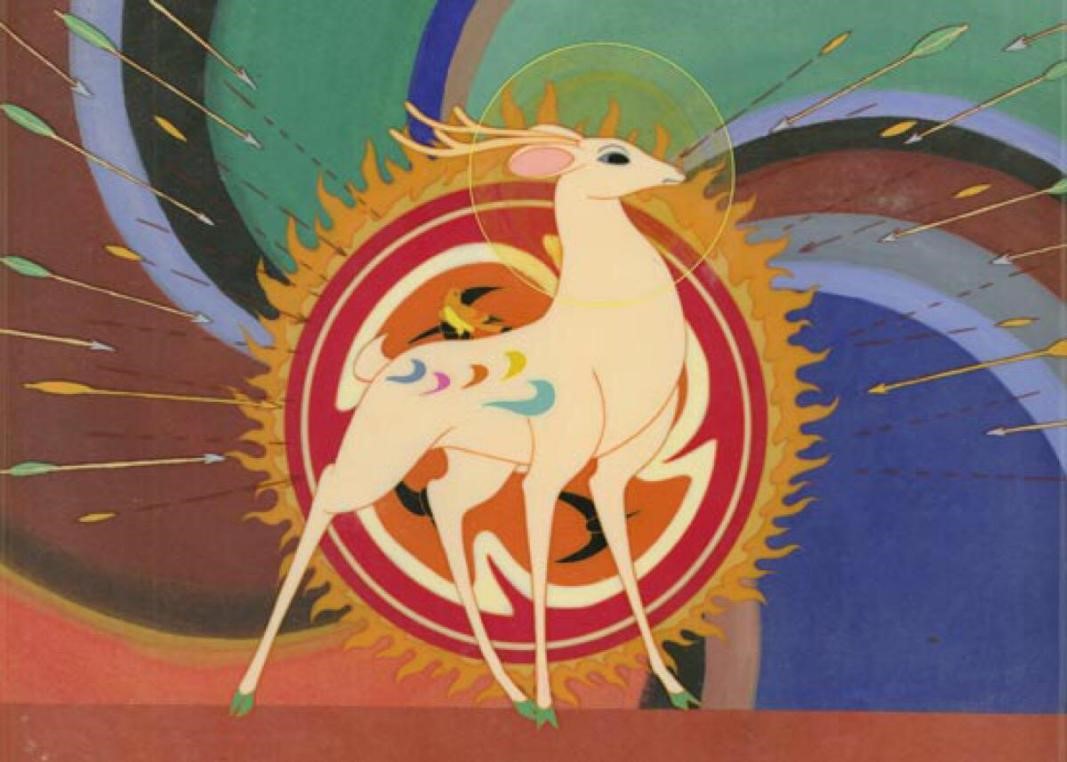 看《九色鹿》长大的孩子们，用岩彩画绘制了LOL国风动画