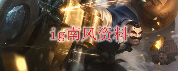 ig南风资料