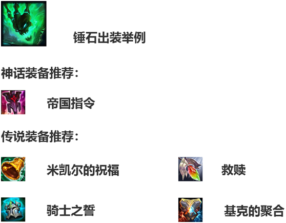lol锤石神话出装选择