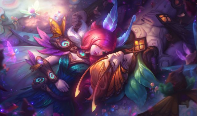 《LOL》永恒之森霞皮肤外观特效预览