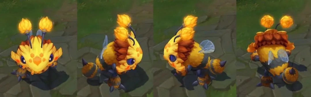 《LOL》大嘴小蜜蜂皮肤外观
