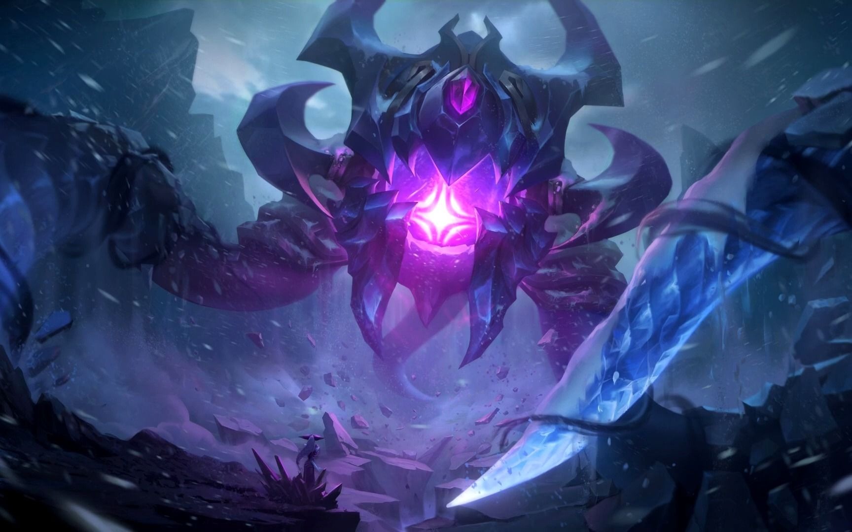 《lol》黯晶维克兹皮肤效果预览