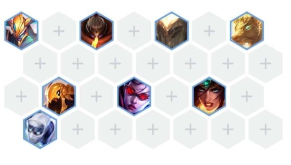《LOL》云顶之弈9.22光阵容希维尔站位分析