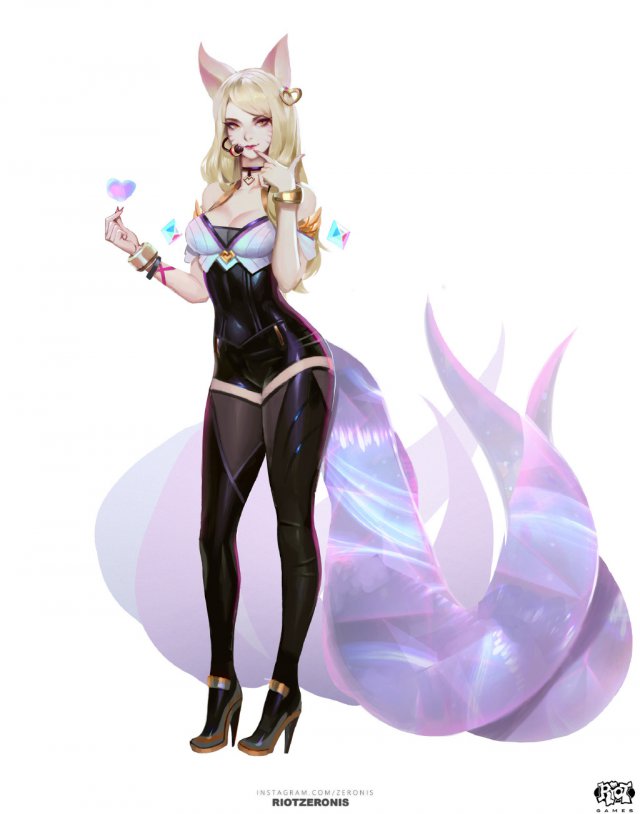 《LOL》超人气KDA女团原画正式公布