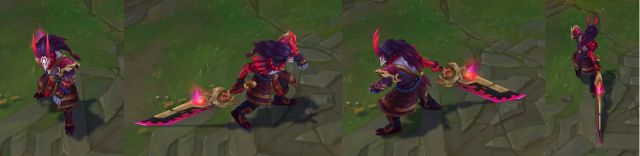 《LOL》腥红之月蛮王皮肤介绍