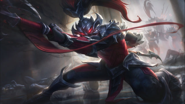 LOL新皮肤预览：黑暗骑士 赵信