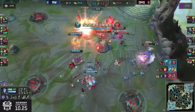 2020德玛西亚杯小组赛第一日 RW vs OMG