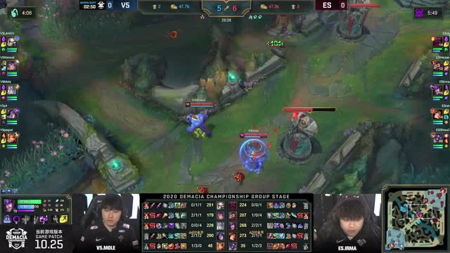 2020德玛西亚杯小组赛第二日 V5 vs ES