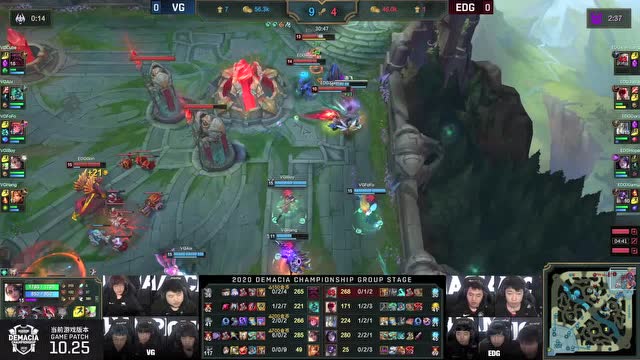 2020德玛西亚杯小组赛第一日 VG vs EDG