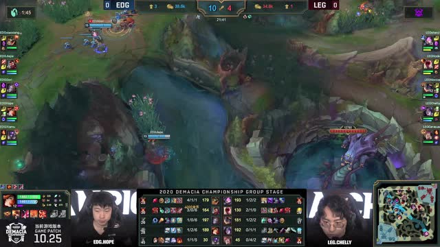 2020德玛西亚杯小组赛第一日 EDG vs LEG